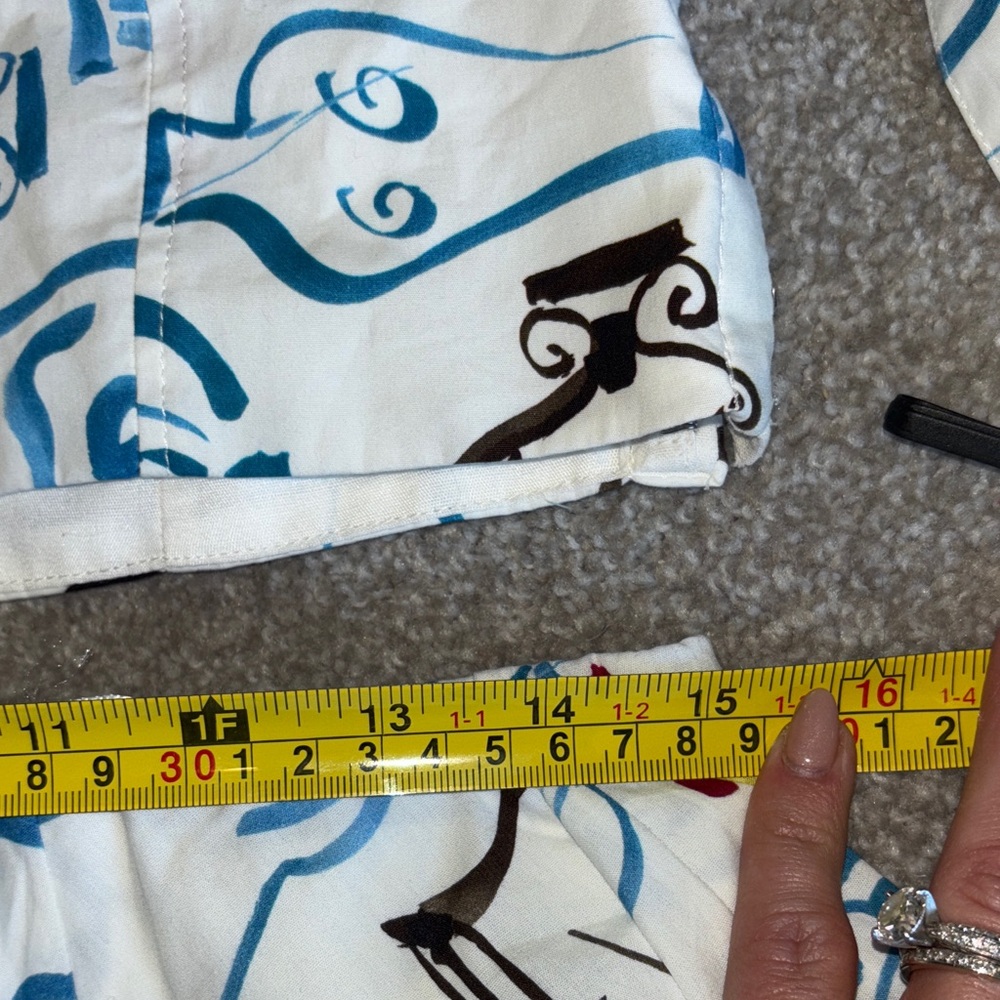Zara Women's Blue and White Patterned Skirt Set Sz M NWT - Picture 13 of 16